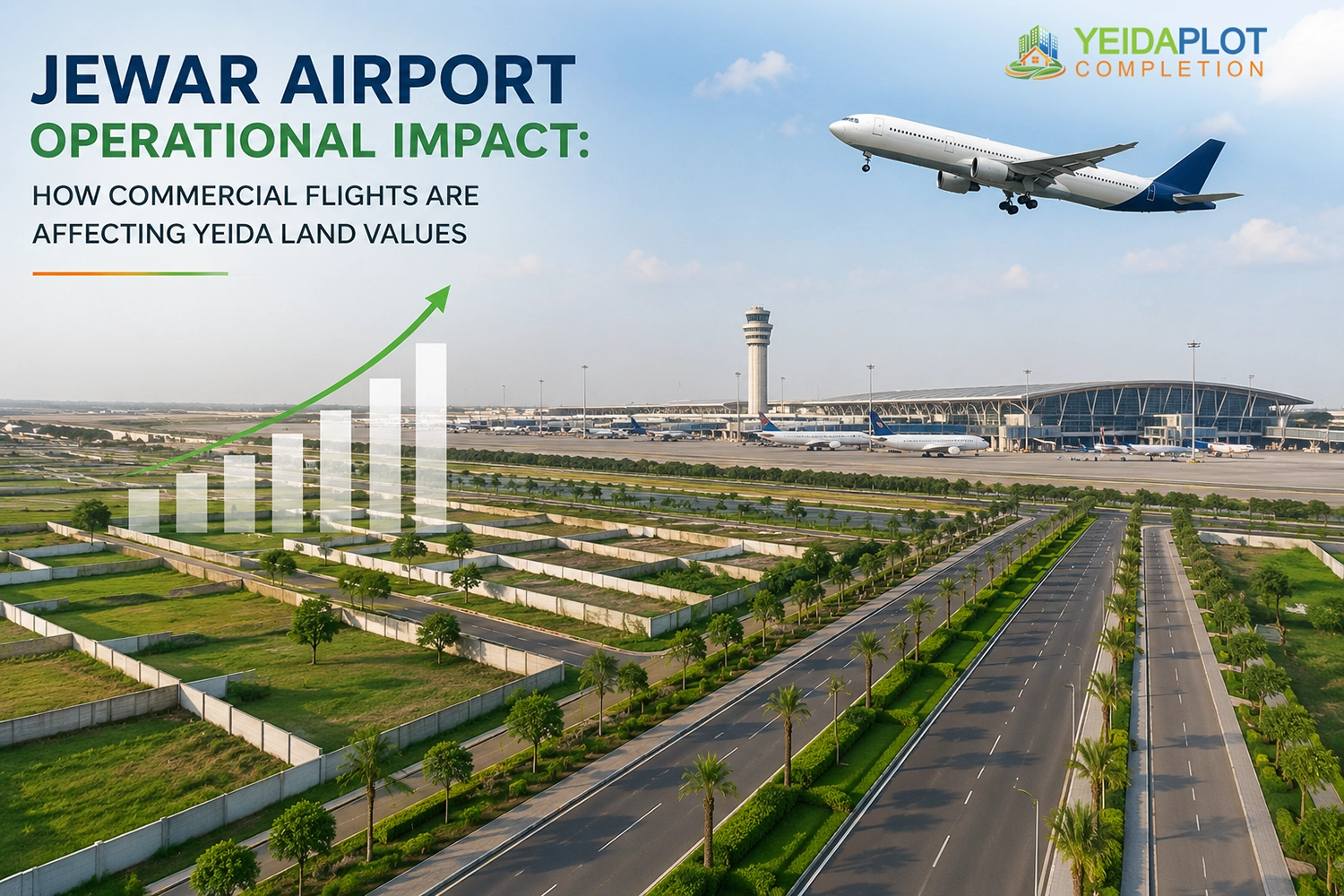 Jewar Airport Operational Impact: How Commercial Flights Are Affecting YEIDA Land Values (2026 Guide)